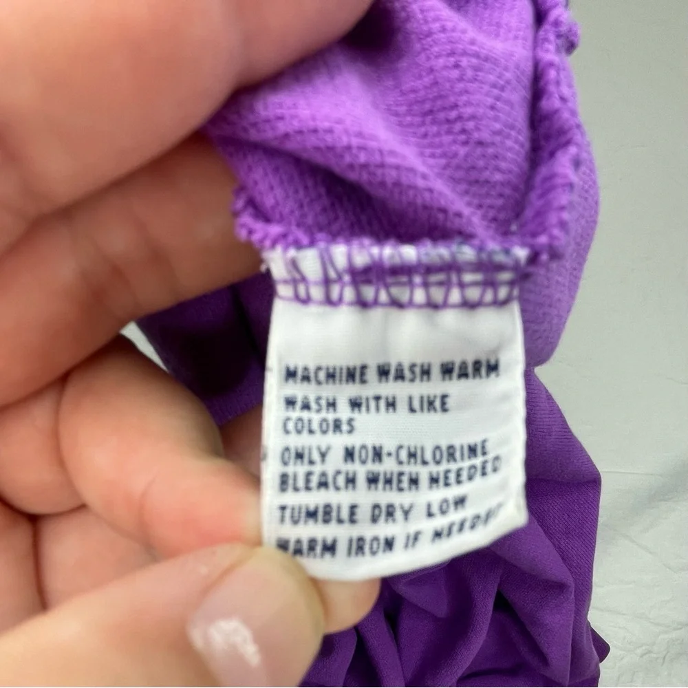Polo Ralph Lauren Purple Short Sleeve Polo Shirt Men's XL Yellow Pony Logo